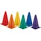 Champion Sports High Visibility Plastic Cone Set, Assorted Colors, PK12 TC9SET - alternate 2